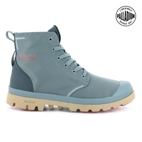 Bottes Palladium Pampa Lite+ Recycle WP+ Femme Turquoise | FR NFJ715I